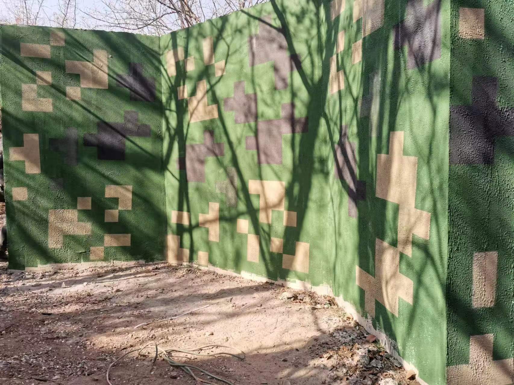 钦州外墙迷彩漆需综合考虑涂